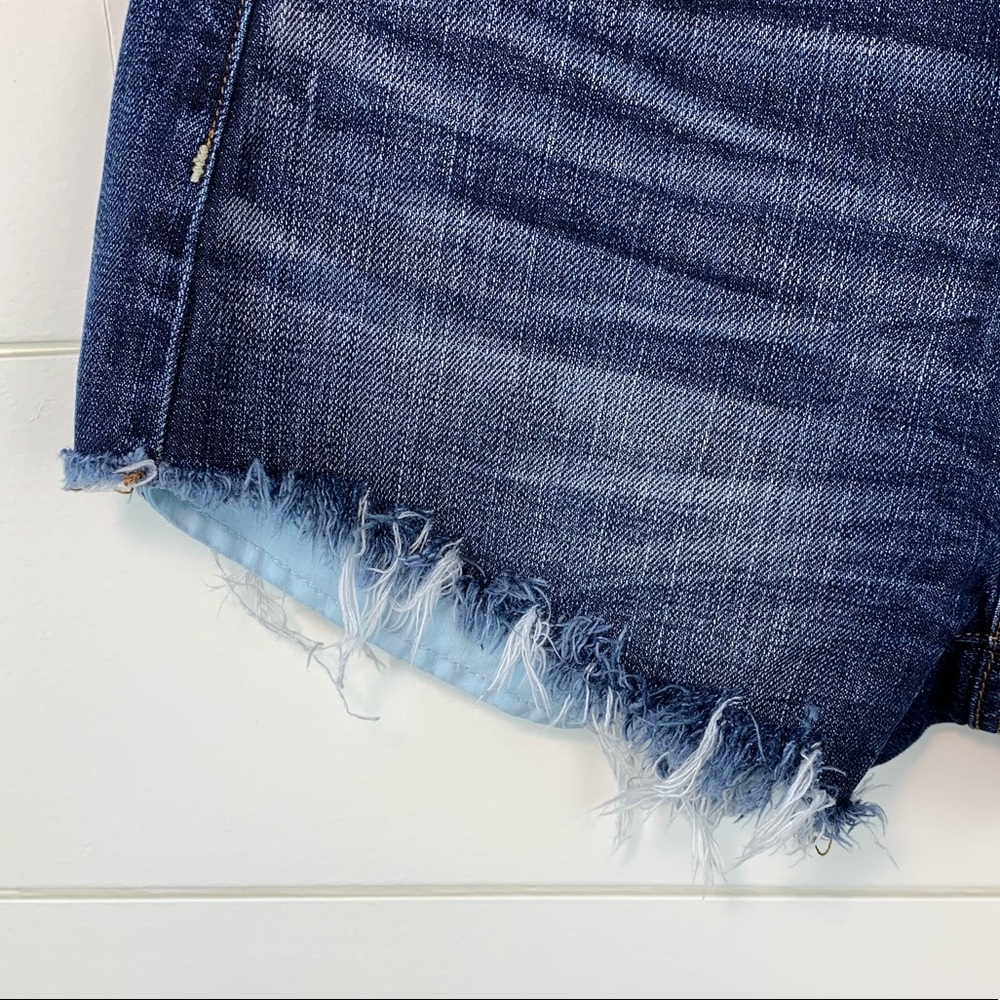 American Eagle Hi-Rise Festival Cutoff Jean Shorts Size 2 - Picture 5 of 8